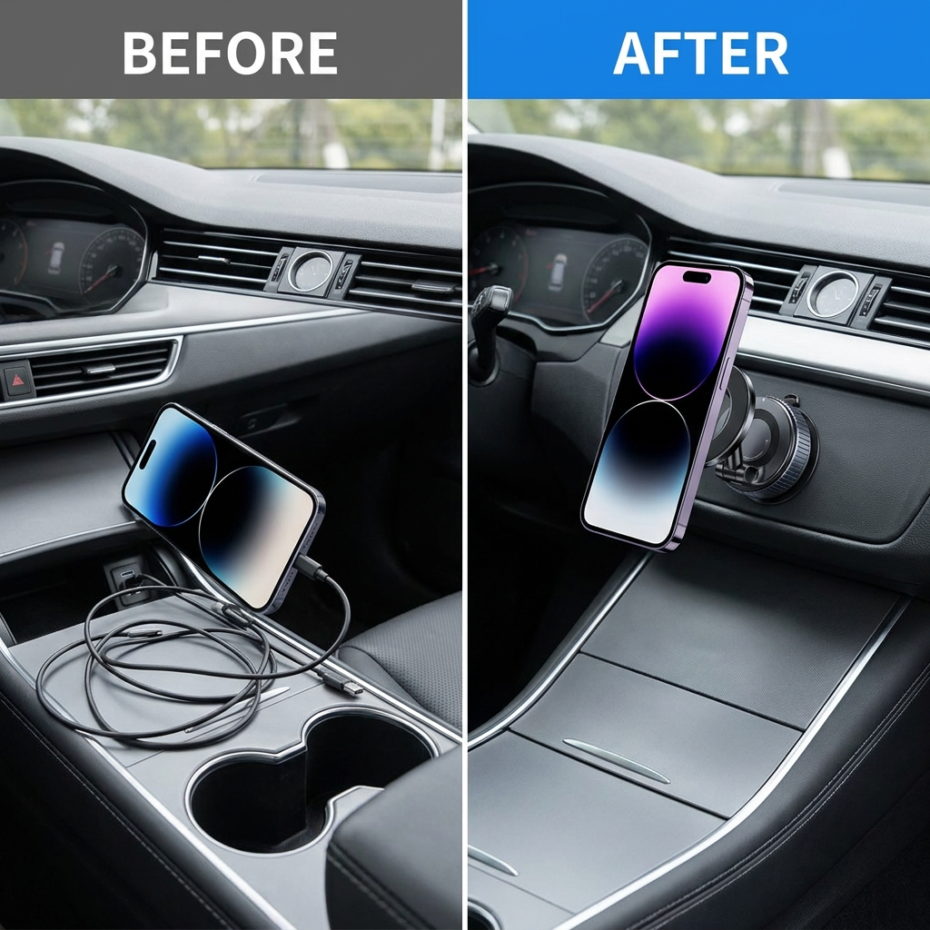 MagBase 360° Foldable Magnetic Car Mount